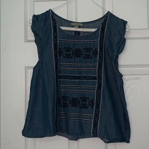 cute denim top